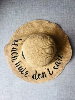 C.C. Paper Straw Beach Hat